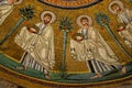 Apostles Mosaic The Arian Baptistry  Ravenna, Italy Royalty Free Stock Photo