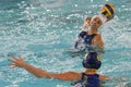 Waterpolo EuroLeague Women Championship Ekipe Orizzonte vs BVSC Zuglo Royalty Free Stock Photo