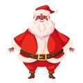 Arican american flat santa standing