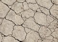 Arid cracked ground. Global warming and climate change concept