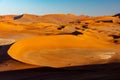 Arid dry landscape Hidden Vlei in Namibia Africa