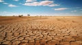 arid drought farm Royalty Free Stock Photo