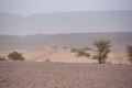 Arid and hot day in the desert of Sahara, Tata Royalty Free Stock Photo