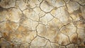 Arid land surface texture cracked earth with subtle hues of brown and beige. Generative AI Royalty Free Stock Photo