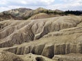 Arid landscape at the Mud Volcanoes