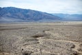 Arid landscape of Death Valley National Park, USA Royalty Free Stock Photo