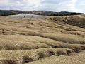 Arid landscape at the Mud Volcanoes