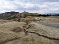 Arid landscape at the Mud Volcanoes