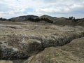 Arid landscape at the Mud Volcanoes