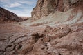 Arid landscape, near Caspana, San Pedro de Atacama, Chile Royalty Free Stock Photo