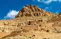 Arid landscape near Chenini in South Tunisia Royalty Free Stock Photo