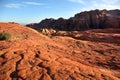 The arid landscape of Snow Canyon State Park in Utah Royalty Free Stock Photo