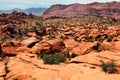 The arid landscape of Snow Canyon State Park in Utah Royalty Free Stock Photo