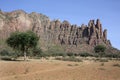 Landscape in Tigray province, Ethiopia Royalty Free Stock Photo