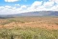 The arid landscapes of Kajiado, Rift Valley, Kenya Royalty Free Stock Photo