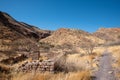 Arid Naukluft Mountain Zebra Park landscape in Namibia. Royalty Free Stock Photo