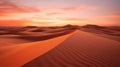 arid sand desert landscape Royalty Free Stock Photo