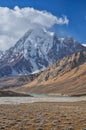 Arid valley in Tajikistan Royalty Free Stock Photo