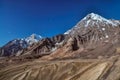 Arid valley in Tajikistan Royalty Free Stock Photo