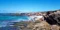 Arieal view of Jandia Nature Park - Fuerteventura, Canary Islands, Spain Royalty Free Stock Photo