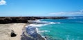 Arieal view of Jandia Nature Park - Fuerteventura, Canary Islands, Spain Royalty Free Stock Photo