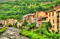 The Ariege river in Ax-les-Thermes - France Royalty Free Stock Photo