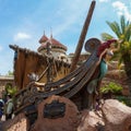 Ariel Grotto Little Mermaid ride at Walt Disney World Magic Kingdom in Orlando, Florida Royalty Free Stock Photo