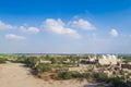 Ariel View of Abbasi Mosque at Derawar Fort Pakistan Royalty Free Stock Photo