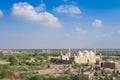 Ariel View of Abbasi Mosque at Derawar Fort Pakistan Royalty Free Stock Photo