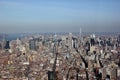 Ariel view of manhattan New York