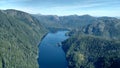 Ariel View of Misty Fjords in Ketchikan Alaska Tongass National Forest Royalty Free Stock Photo