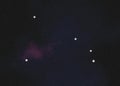 Aries Constellation stars in outer space. Zodiac Sign Aries constellation stars