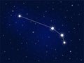 Aries constellation zodiac. Aries constellation in the starry sky