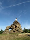 Aries on the mountain Royalty Free Stock Photo