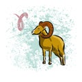 Aries sign of the Zodiac