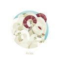 Aries. Vector illustration decorative design Royalty Free Stock Photo