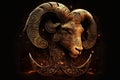 Aries zodiac sign horoscope symbol magic astrology aries in fantastic night sky