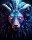 Aries zodiac sign illustration for daily horoscope creation with personal readings