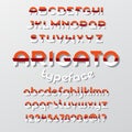 Arigato color typeface