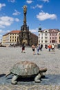 Arion fountain, 1999, sculptor Ivan Theimer, architect Angela Chiantelli, Olomouc town, Moravia, Czech republic