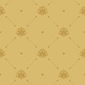 Aristocratic baroque wallpaper seamless