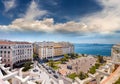 Aristotelous Square Under the Wonderful Blue Sky of Greece, at T