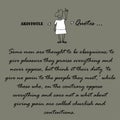 Aristotle Quotes. Some men are thought to be... Royalty Free Stock Photo