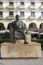 Aristotle Sculpture at Aristotelous Square inThessaloniki, Greece Royalty Free Stock Photo