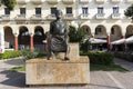 Aristotle Sculpture at Aristotelous Square inThessaloniki, Greece Royalty Free Stock Photo