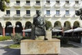 Aristotle Sculpture in city of Thessaloniki, Greece Royalty Free Stock Photo