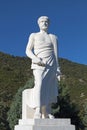 Aristotle statue at Stageira of Greece Royalty Free Stock Photo