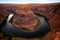 Arizona. Adventure place. Adventure american vacation concept. Canyon in Glen Canyon National Recreation Area. Royalty Free Stock Photo