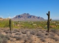 Arizona, Apache Junction: Adobe City at the Foothills of Superstition Mountains Royalty Free Stock Photo