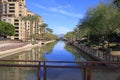 The Arizona Canal in Scottsdale AZ Royalty Free Stock Photo